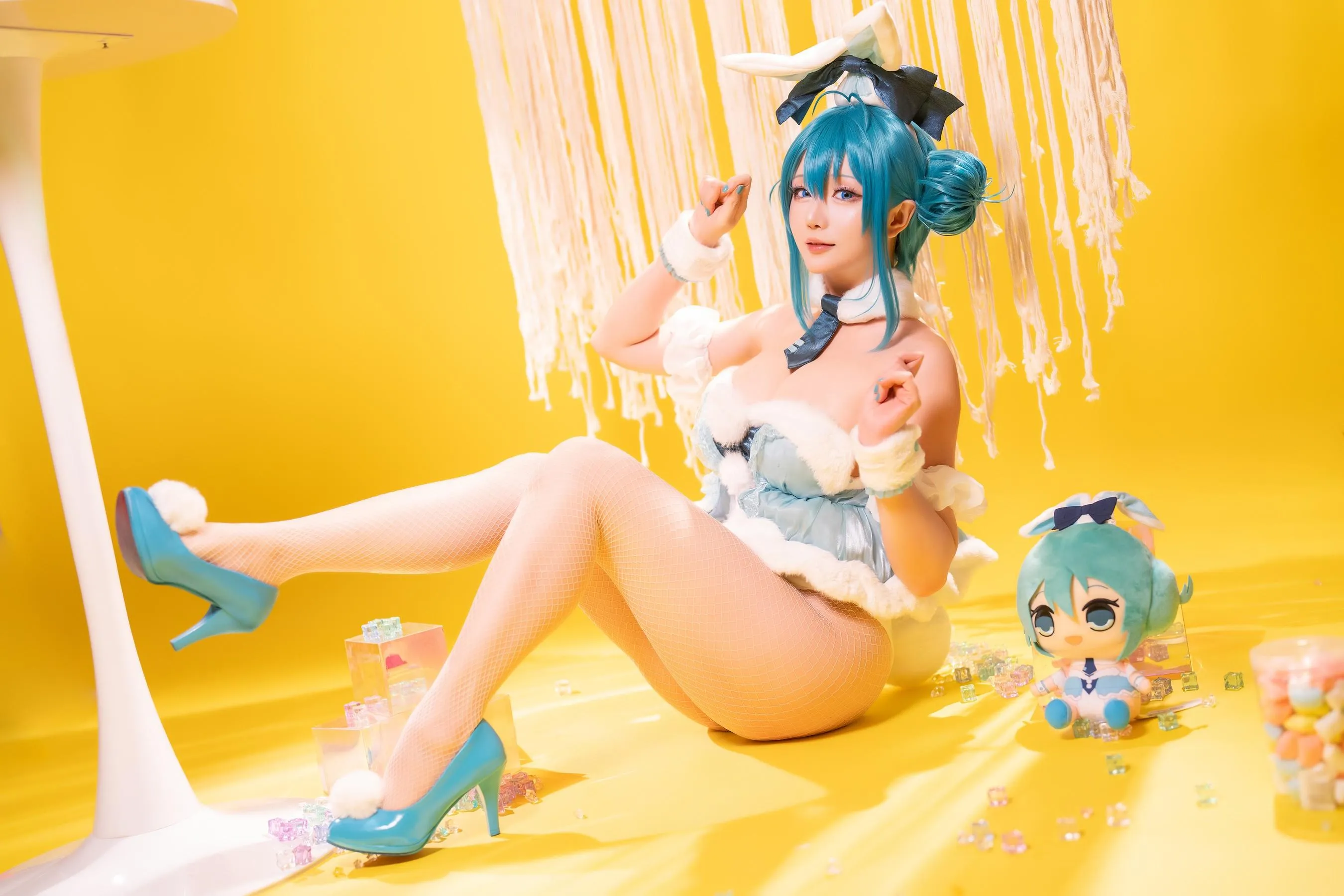 星之迟迟 – NO.158 23年9月计划A 初音未来 白兔女郎 [77P]插图4